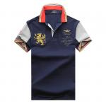 tee shirt polo ralph lauren homme lapel air force sign embroidery blue